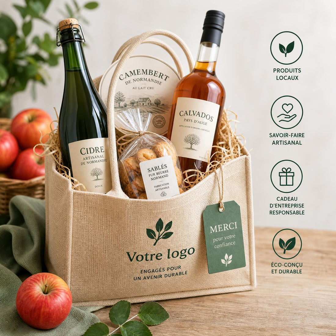 Cadeaux d'entreprise RSE : pourquoi le panier garni normand est la meilleure décision de 2026